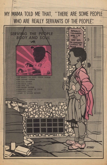Emory Douglas, Supplement to The Black Panther, 10-04-1971 1971. © DACS, Londres 2013. Foto: IISG BG D18/246, International Institute of Social History (Amsterdão) 